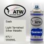 Preview: Saab, Light Tarnished Silver Metallic, 67U / WA994L: 400ml Sprühdose, von ATW Autoteile West.